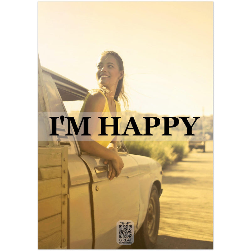 QR-Coded Poster: Nourishing Happiness Through Joyful Habits